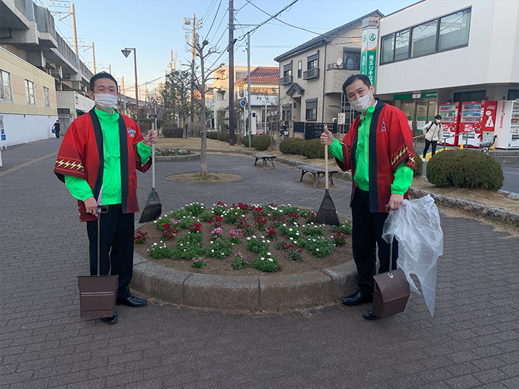 【地域清掃】ガーデン与野本町