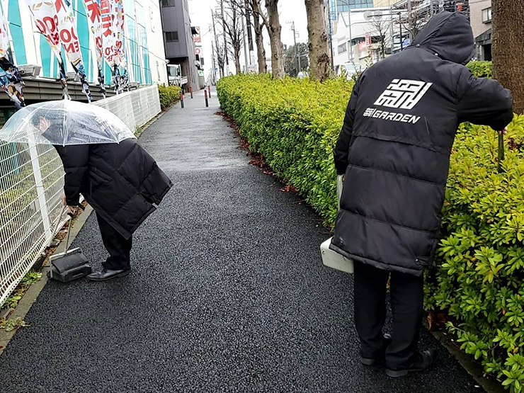 【地域清掃】新！ガーデン四季の森