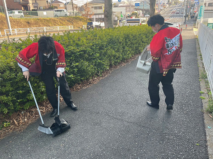 【地域清掃】新！ガーデン四季の森