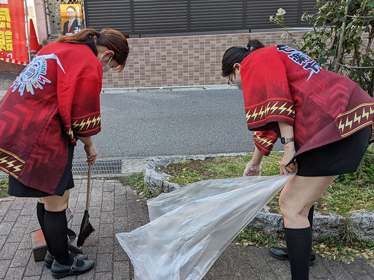 【地域清掃】ガーデン与野本町