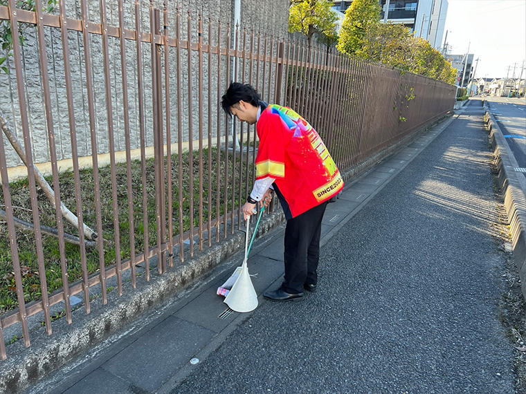 【地域清掃】ガーデン東大宮