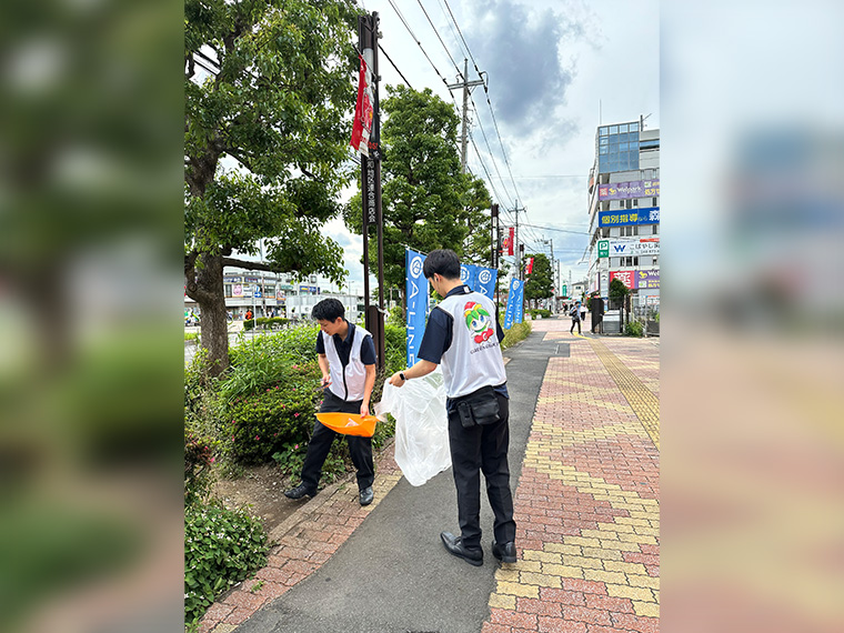 【地域清掃】ガーデン東浦和