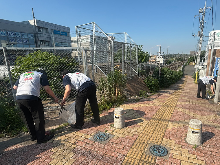 【地域清掃】ガーデン東浦和