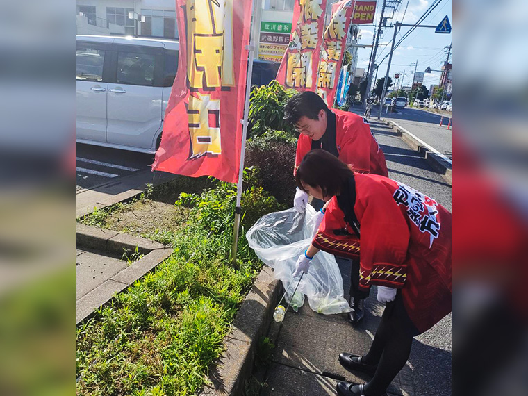 【地域清掃】新！ガーデン桶川