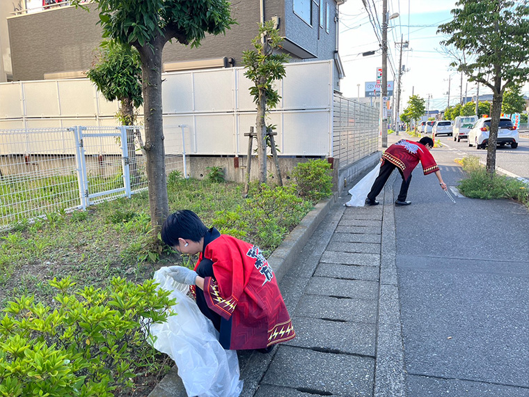 【地域清掃】新！ガーデン桶川