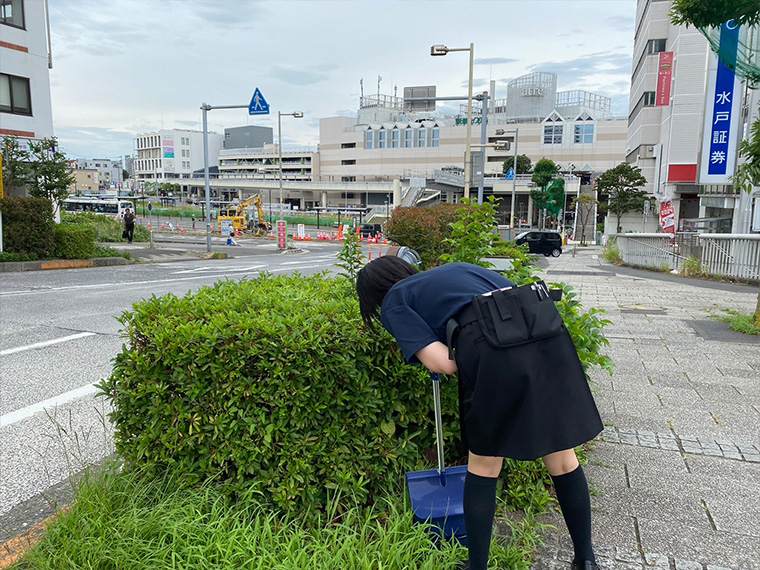 【地域清掃】ガーデン取手