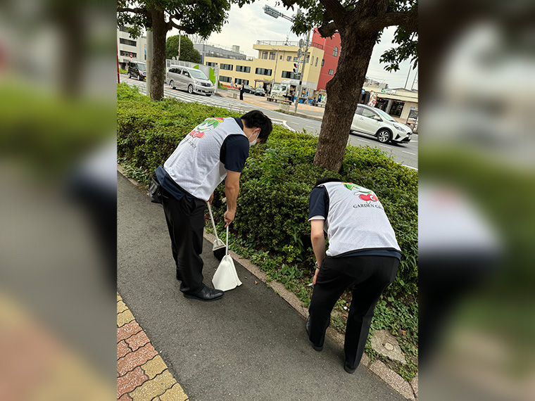 【地域清掃】ガーデン東浦和