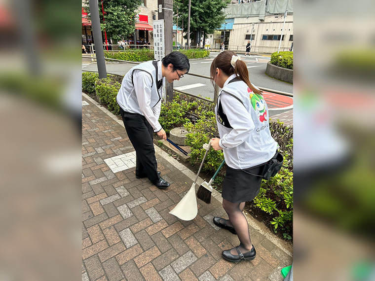 【地域清掃】ガーデン北朝霞