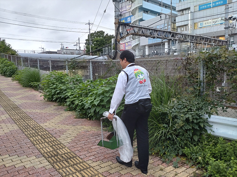 【地域清掃】ガーデン東浦和