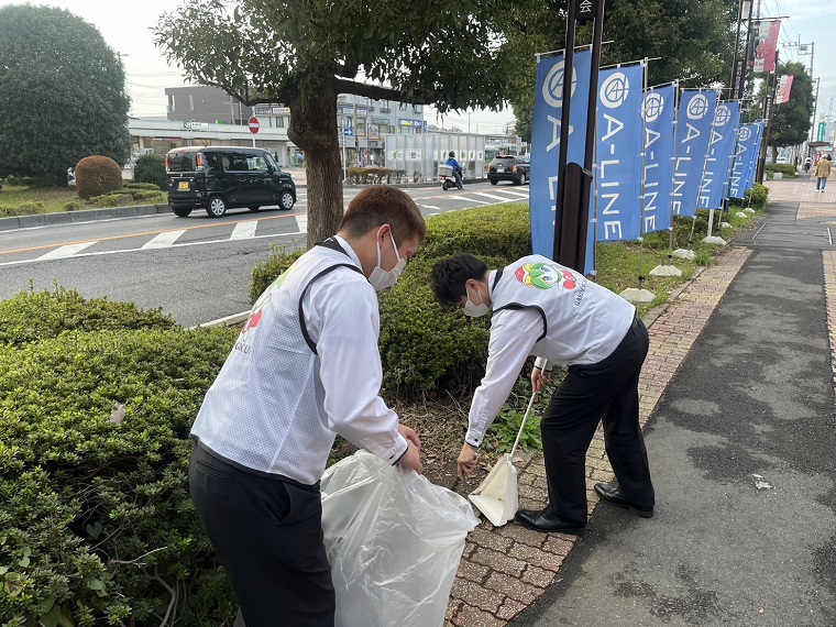 【地域清掃】ガーデン東浦和