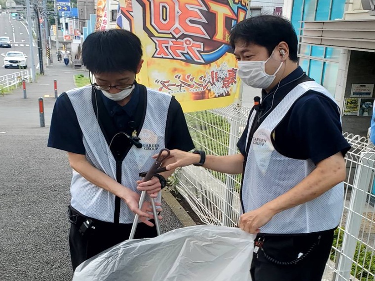 【地域清掃】新！ガーデン四季の森