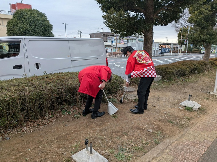 【地域清掃】ガーデン東浦和